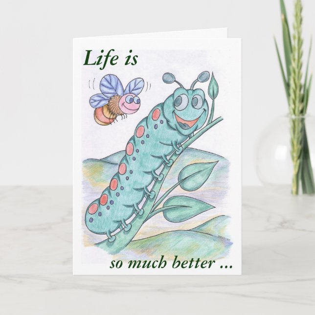 Vänskapkort - bästa vän kort (Framsida)