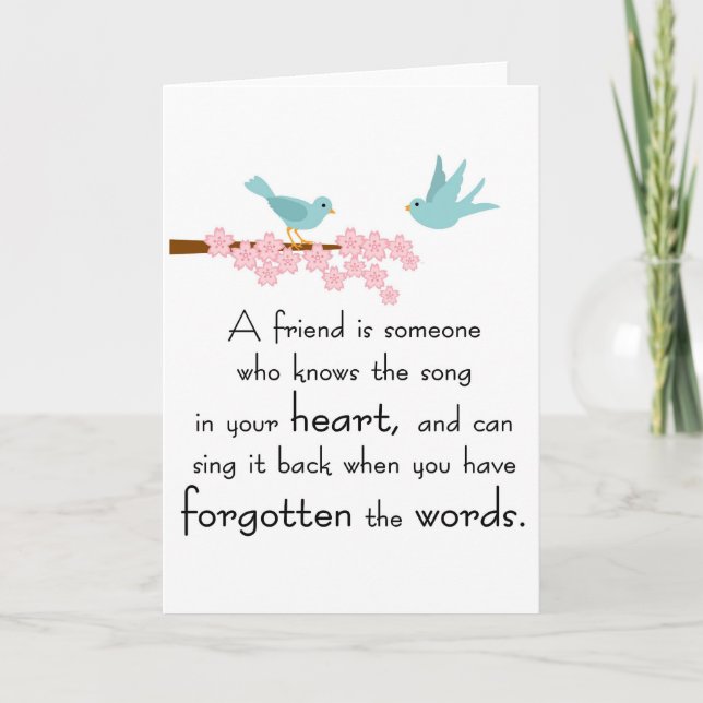 Vänskapkort Kort (Framsida)