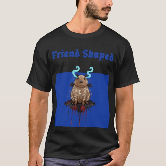 Vänskapligt formad t shirt (Framsida)
