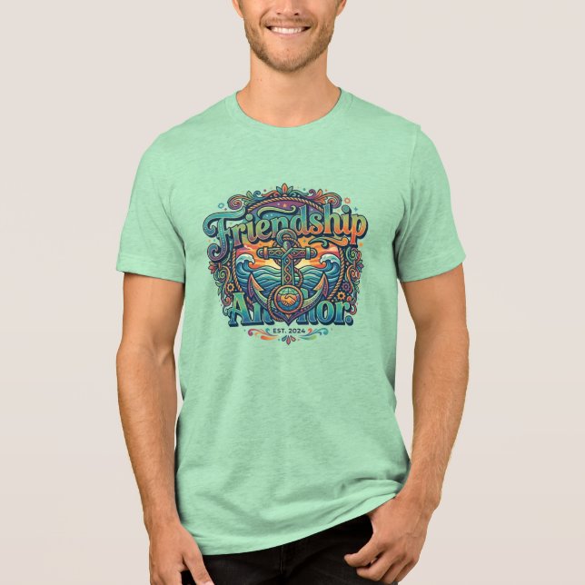 Vänskapsankare T Shirt (Framsida)