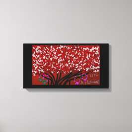 Vänskapsarmbandsträd Canvastryck