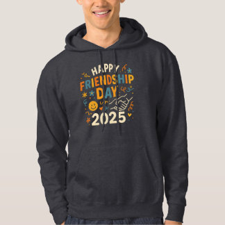 Vänskapsdag 2025 | Söt Doodle Vänner T-Shirt Hoodie