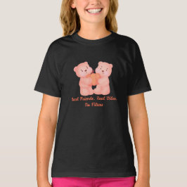 VÄNSKAPSDAGEN BÄSTA VÄN, ROLIGA BJÖRNRAR VÄNNER T SHIRT