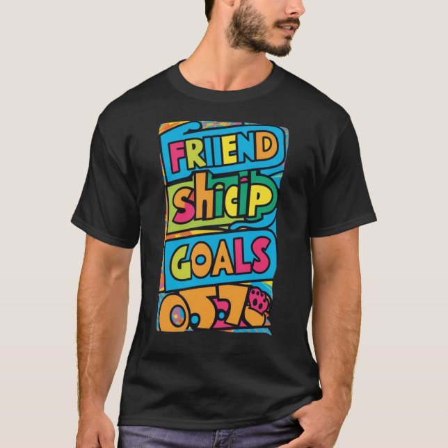 Vänskapsmål – Tillsammans För Evigt T-shirt (Framsida)