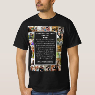 Vänskapsuppskattning BFF 22 Fotokollage T Shirt