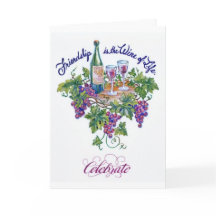 Vänskapvin av livkortet