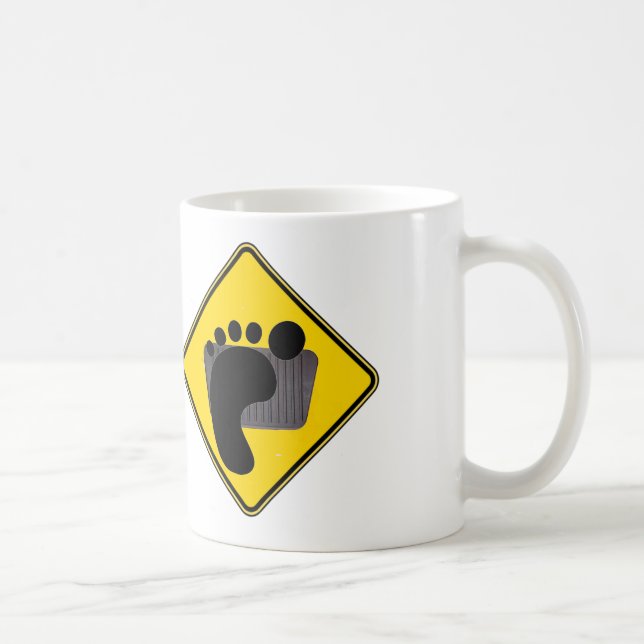 Vänster fot Braker ombord Kaffemugg (Höger)