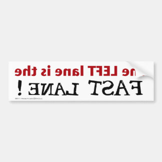 Vänster Lanebildekal #2 Bildekal