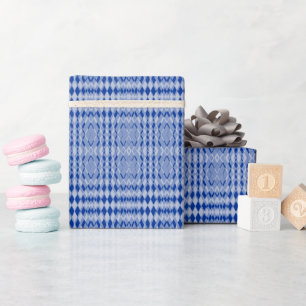 Vänster omslag - romb tweed presentpapper