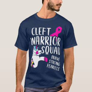 Vänster palatat Lip Warrior Squad Cleft Starong T Shirt