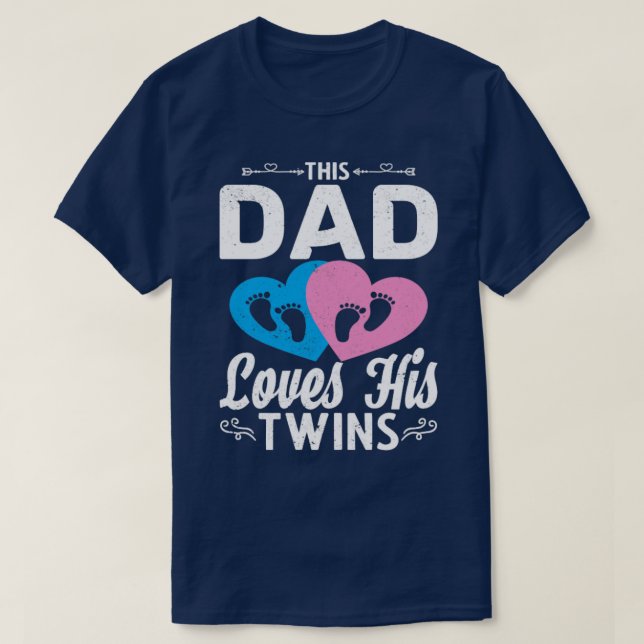 Vänsterföräldrar i familjen Fars dag Pappa Baby T Shirt (Design framsida)