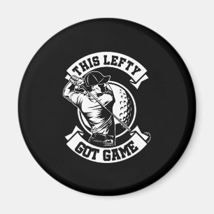VänsterHanded Golfers Golfing Golfing Game Gift th Magnet