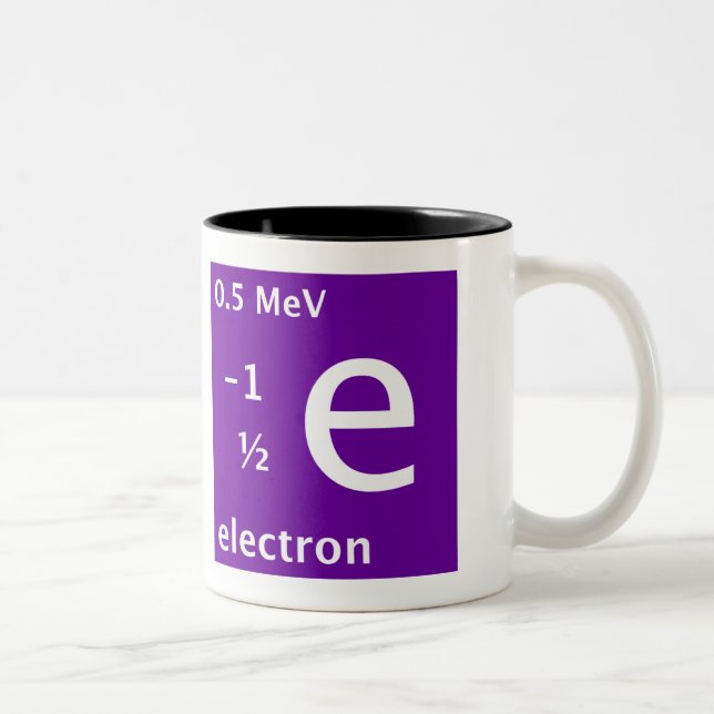 (Vänsterhänt) elektron, Två-Tonad Mugg (Höger)