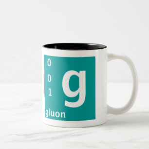 (Vänsterhänt) Gluon, Två-Tonad Mugg