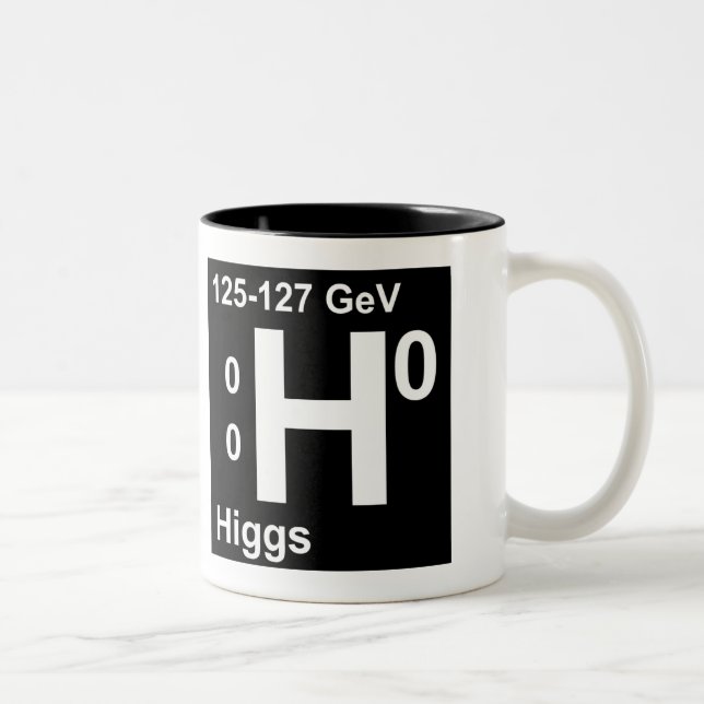 (Vänsterhänt) Higgs Boson, Två-Tonad Mugg (Höger)