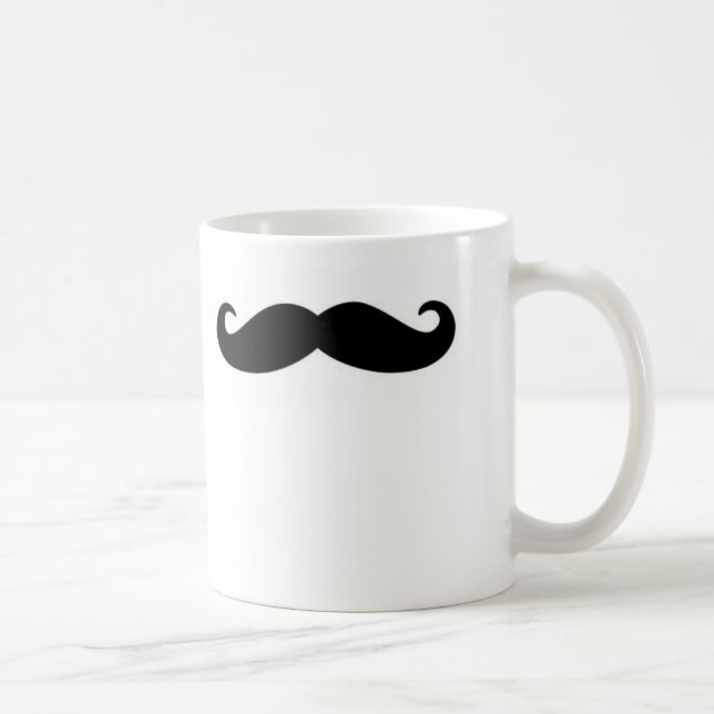 Vänsterhänt mustaschmugg kaffemugg (Höger)