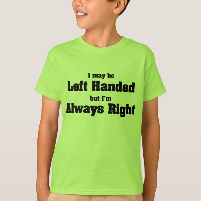 Vänsterhänt Tee (Framsida)