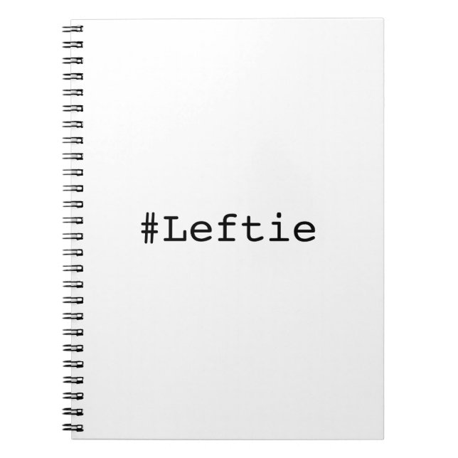 Vänsterhänta Leftie Anteckningsbok (Framsidan)