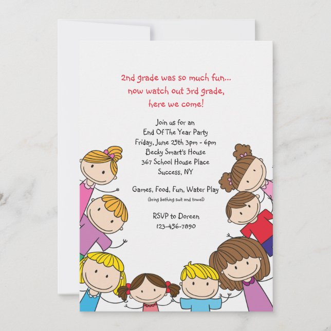 Vänsterinbjudan Inbjudningar (Framsida)