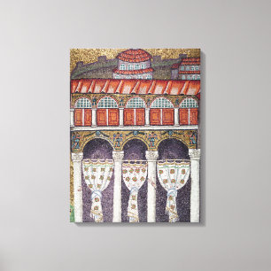 Vänsterkanten av Palazzoen di Teodorico, 527-99 Canvastryck