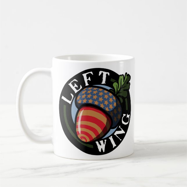 Vänsterkantennöt Kaffemugg (Vänster)