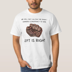 Vänstersida är höger t shirt