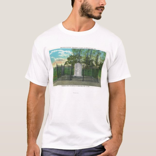 Vänstersida för Gen Benedict Arnolds lägger benen T Shirt (Framsida)
