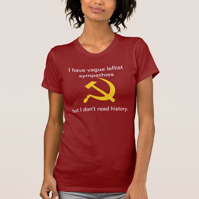 Vänstersympatisör Tee Shirt (Framsida)
