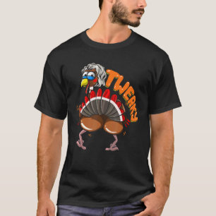 VänsterTurkiet för Manar Womens Twerky Dance Danci T Shirt