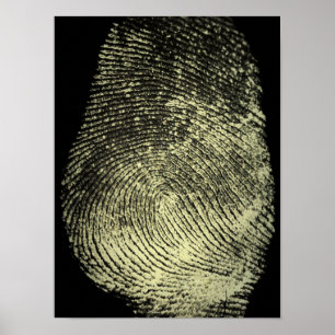Vänt om kretsa identifierar med fingeravtryck poster
