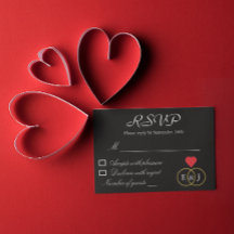 Vänt Ringar-Bröllop OSA-kort