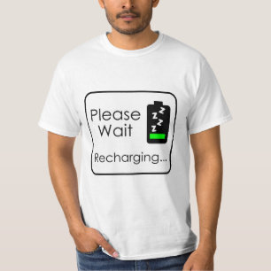 Vänta... Återvinning T-shirt