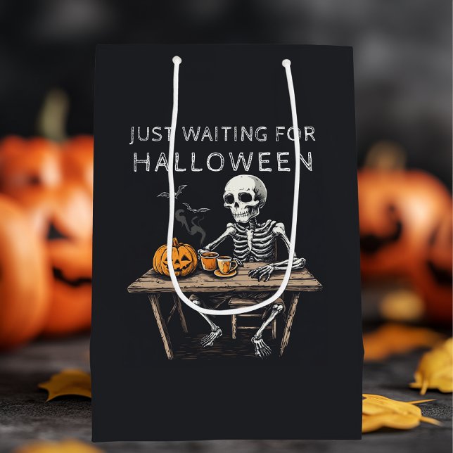 "Vänta bara på Halloween | Funny Skeleton (Skapare uppladdad)
