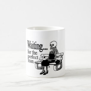 Vänta den perfekta manmuggen kaffemugg