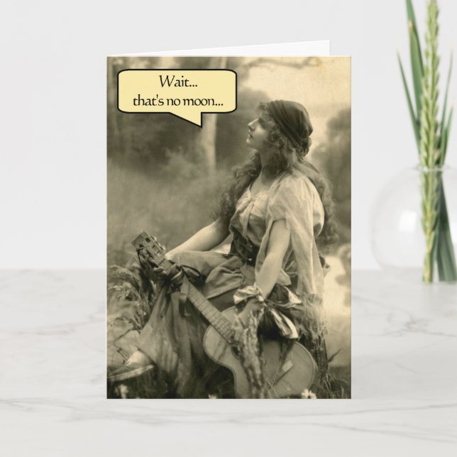 "Vänta.."Det är ingen måne" "kan fjärde gången var Kort (Framsida)
