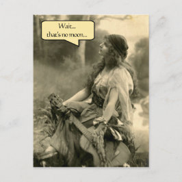 "Vänta.."Det är ingen måne" "kan fjärde gången var Vykort