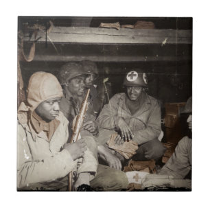 Vänta för WWII-läkare Kakelplatta