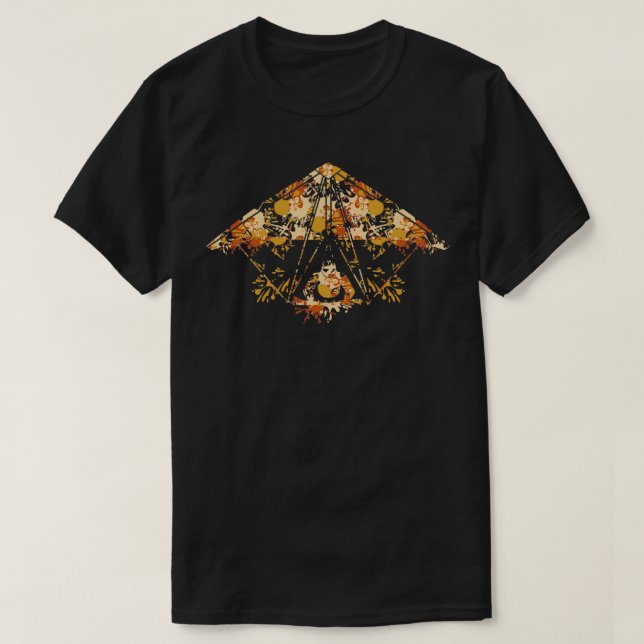 Vänta Glider Stänk T Shirt (Design framsida)