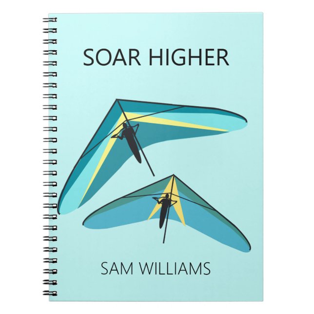 Vänta Gliding Anteckningsbok (Framsidan)