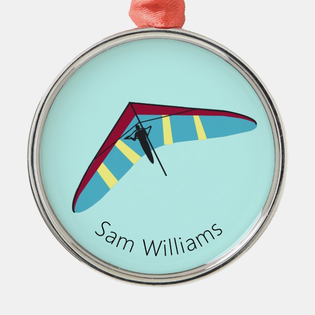 Vänta Gliding Julgransprydnad Metall (Framsidan)