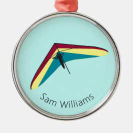 Vänta Gliding Julgransprydnad Metall