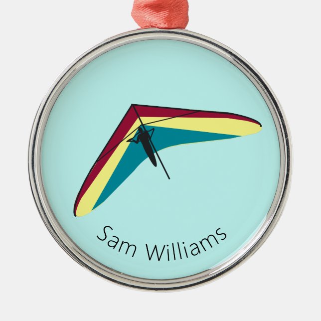 Vänta Gliding Julgransprydnad Metall (Framsidan)