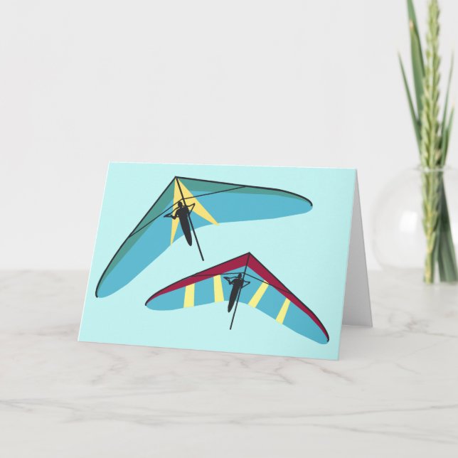 Vänta Gliding Kort (Framsida)