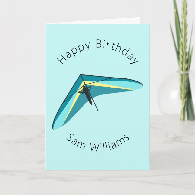 Vänta Gliding Kort (Framsida)