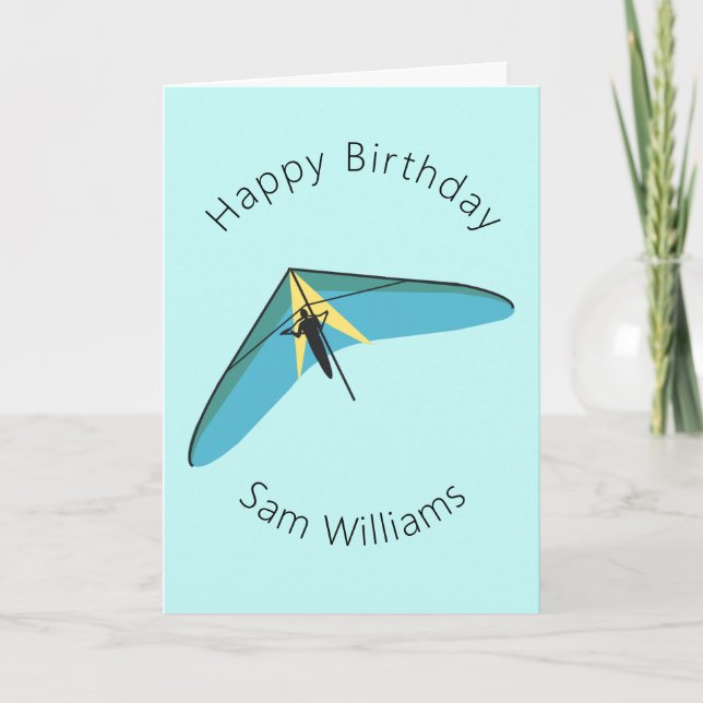 Vänta Gliding Kort (Framsida)