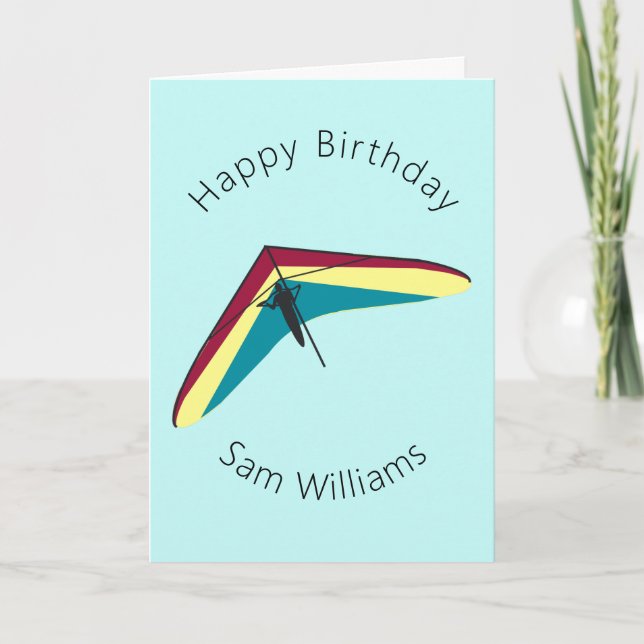 Vänta Gliding Kort (Framsida)