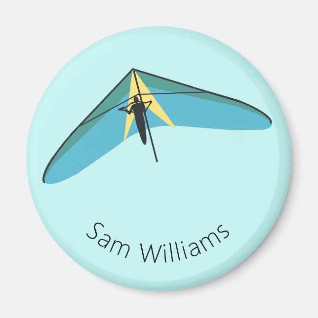 Vänta Gliding Magnet (Framsidan)