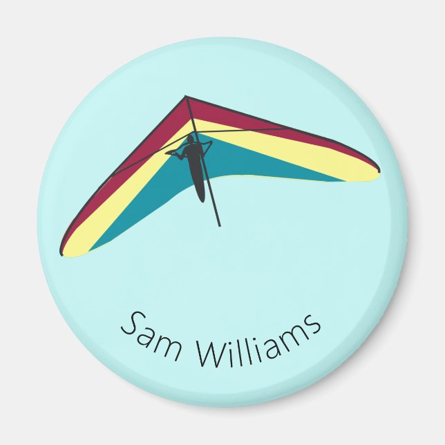 Vänta Gliding Magnet (Framsidan)