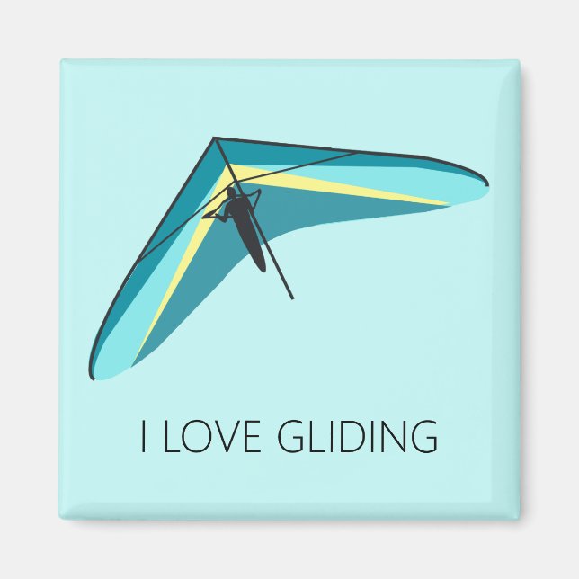Vänta Gliding Magnet (Framsidan)