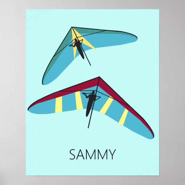 Vänta Gliding Poster (Framsidan)